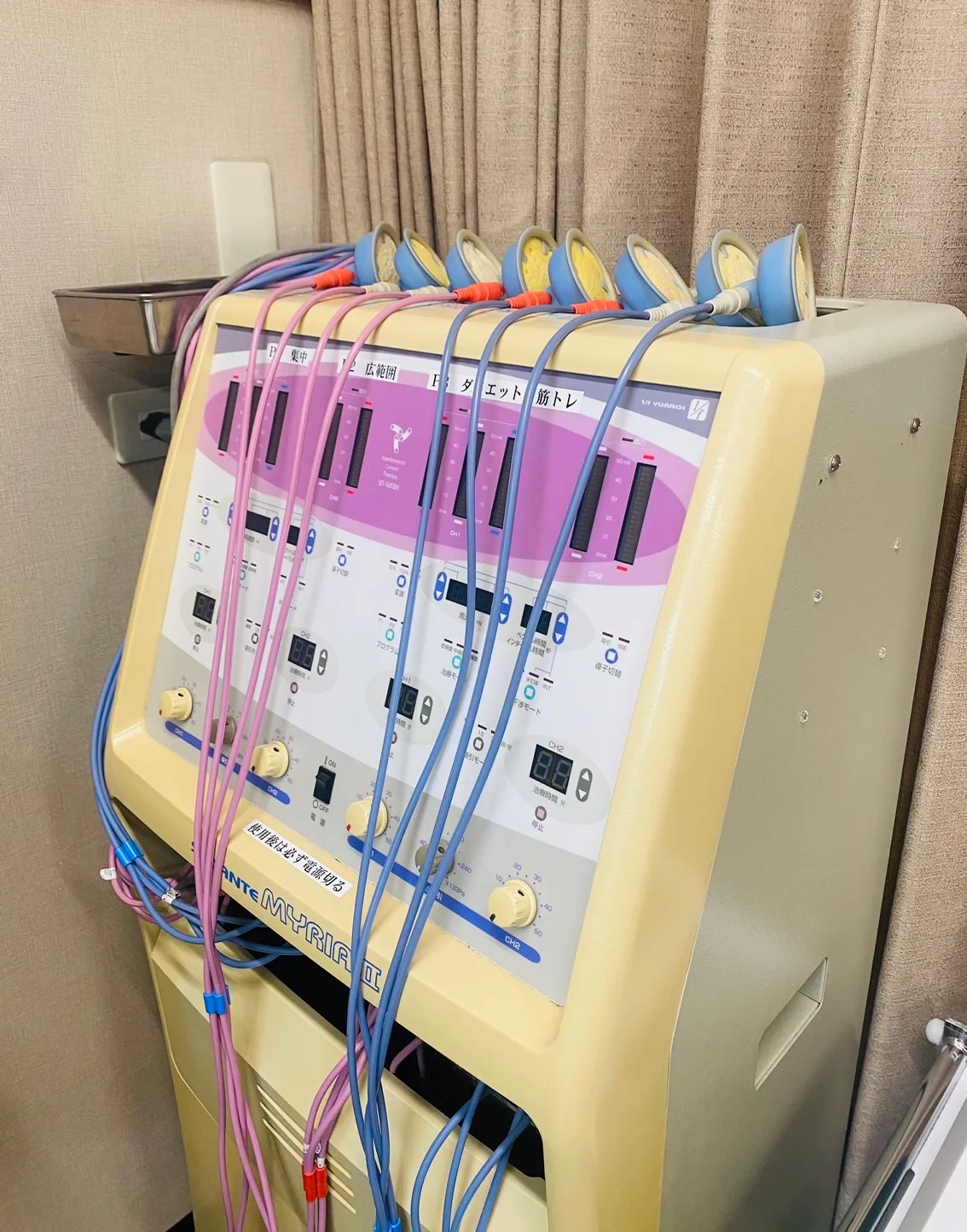 院内に置かれた治療機器